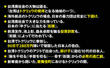 ルポ・台湾黒社会とトクリュウ