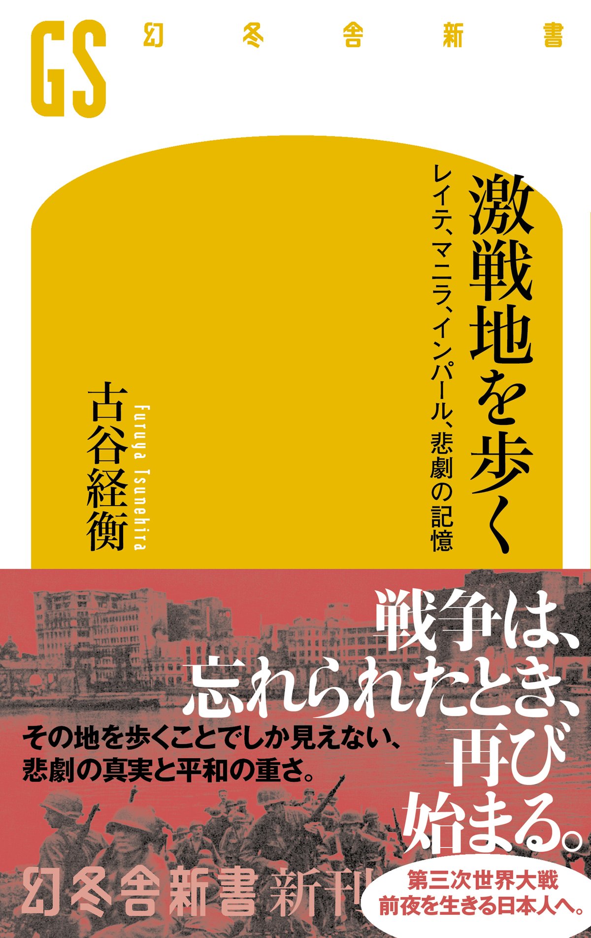 激戦地を歩く　レイテ、マニラ、インパール、悲劇の記憶の高画質表紙画像